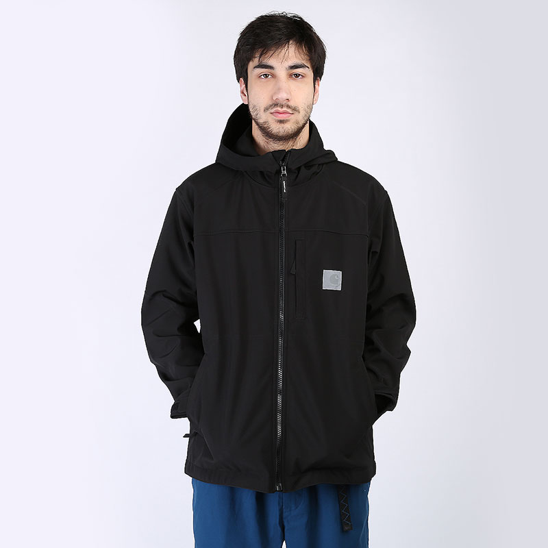 мужская черная куртка Carhartt WIP Softshell Jacket I026728-black - цена, описание, фото 3